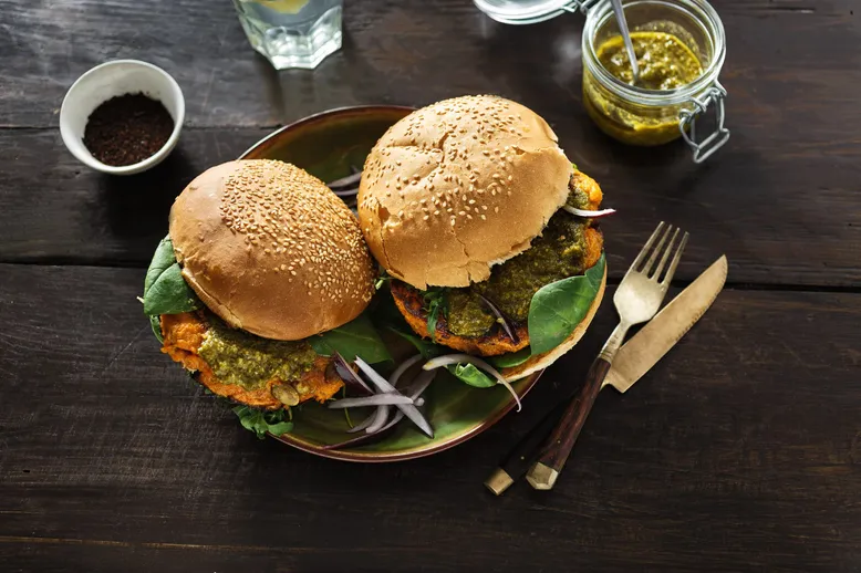 Burger au pesto